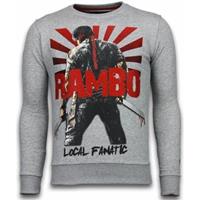 Local Fanatic Sweater  Rambo Rhinestone Licht