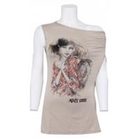 lang shirt Amy Gee - Beige