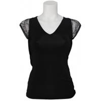 Amy Gee top - Kant - Zwart / Black