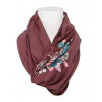 shawl - mauve