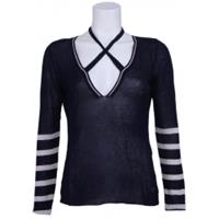 amygee Longsleeve driehoek -  - Shirts en tops - Blauw