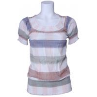 Dept shirt - gestreept - Whisper white