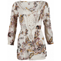 Dept top - woven top - Ecru
