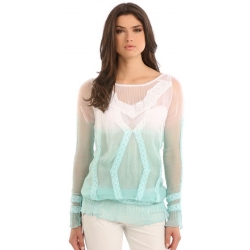 LS ELORA SHIRT - Guess - Blouses - Wit