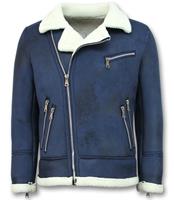 Frilivin Imitatie Bontjas - Lammy Coat - Navy