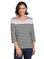 Casual Looks Shirt in hochwertig garngefärbten Streifen