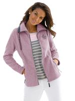 Casual Looks Fleece-Jacke mit durchgehendem Reißverschluss