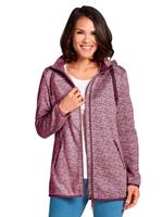 NU 20% KORTING: Casual Looks Fleecejack met capuchon