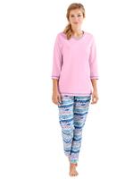 Your look for less! Pyjama-Shirt, roze