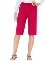 Classic Basics Bermudas in weicher Struktur-Ware