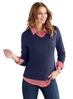 Pullover met ronde hals