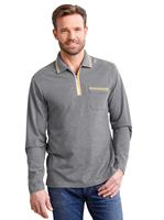 Classic Basics Poloshirt mit Seitenschlitze