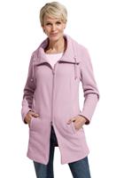 Your look for less! unisex Lang fleecejack roze