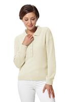 Classic Basics Pullover mit Zopfmuster im Vorderteil