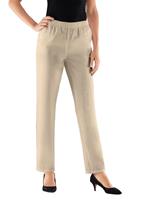 Dames Comfortjeans beige Größe