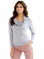 Lady Pullover mit halsfernem Rollkragen