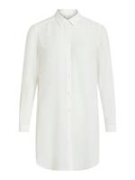 Lang Loose Fit Overhemd Dames White