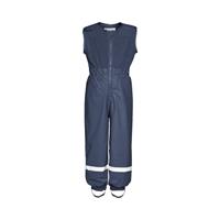 Playshoes Regenoverall met fleece bovenstuk marine - Blauw - Jongen