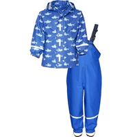 Playshoes Regen-set haai blauw