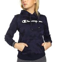 Champion Women Hooded Sweatshirt Allover 