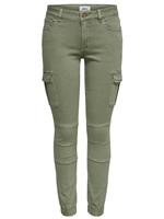 ONLY skinny cargobroek groen