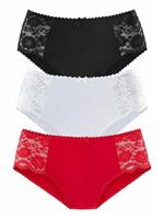 petite fleur Heupslip met gebloemde kant opzij (3 stuks)