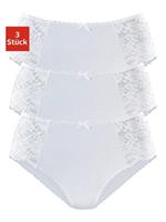 petite fleur Heupslip met gebloemde kant opzij (3 stuks)