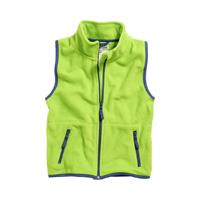 Playshoes bodywarmer fleece junior groen/donkerblauw 