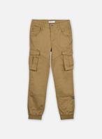 NAME IT Regular Fit Cargo Broek Heren Bruin