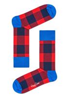Happy Socks Lumberjack Sokken, Rood/Blauw