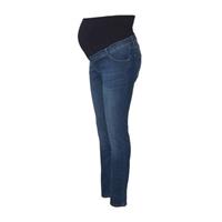 LOVE2WAIT plus size positie skinny zwangerschapsjeans medium blue denim Blauw Dames Stretchdenim - 