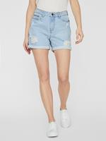 Noisy May Korte jeans in destroyed-look, model 'SMILEY'
