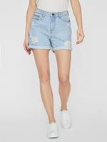 Noisy May Regular Waist Shorts Dames Blauw