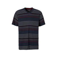 Pastunette Heren pyjamashirt gestreept blauw