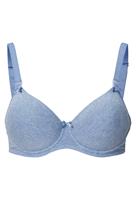 Noppies Voedingsbeha - 80E - Cotton Comfort - Blue Melange