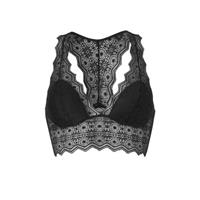 Passionata Georgia Bustier, Spitze, Schwimmerrücken, für Damen, 11 schwarz