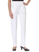 Jersey pantalon, wit