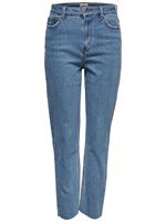 Only ONLEmily HW Cropped Ankle Straight Fit Jeans