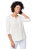 Classic Basics Shirt in effektvoller Ausbrenner-Qualität