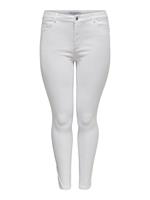 ONLY CARMAKOMA Weiße Curvy CarAugusta HW Skinny Fit Jeans