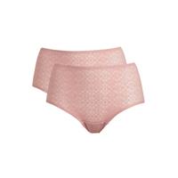 MAGIC Bodyfashion maxislip Dream Lace (set van 2) lichtroze