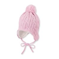 Sterntaler Strickmütze Jungen Größe 49 rosa Kinder Babymütze Winterschutz