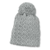 Sterntaler Girl s gebreide dop bobble zilveren melange