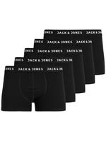 Jack & Jones Boxershorts JACHUEY Trunks 5-pack Zwart-M