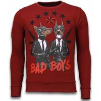 Local Fanatic Bad boys rhinestone sweater