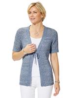 Casual Looks Strickjacke in luftigem Ajourmuster