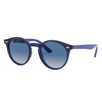 Ray-Ban NL Ray Ban Rj9064s Uniseks Sunglasses Gläser: Blauw, Frame: Blauw - RJ9064S 70624L 44-19