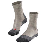 Falke Trekkingsocken, atmungsaktiv, Schurwoll-Anteil, für Damen, beige/grau, 41/42, 41/42