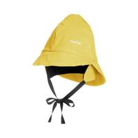 Playshoes Regenmuts fleecevoering geel