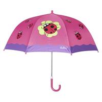 Playshoes Kinder Regenschirm Mädchen 70 Cm Polyester Rosa/lila